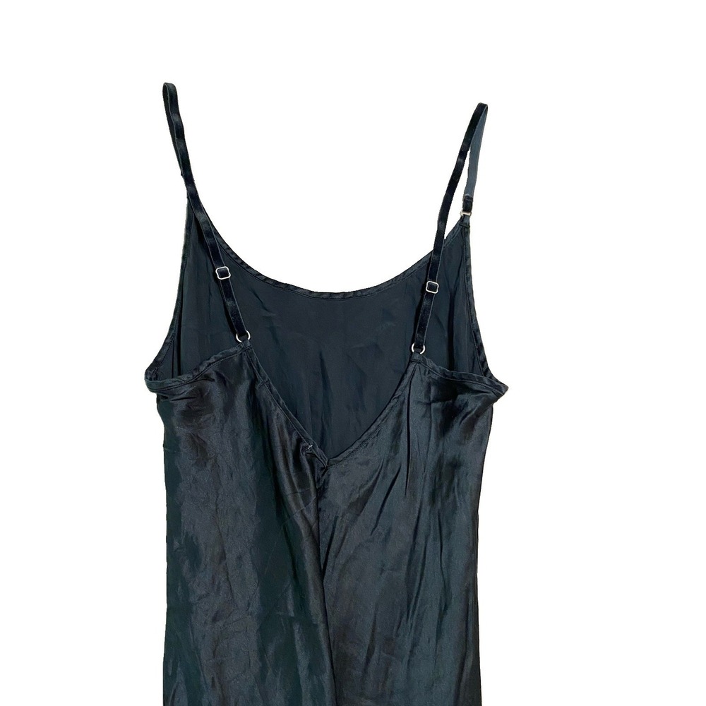 Victoria's Secret 100% Silk Mini Dress Slip Nightgown Black Adjustable Size S - Picture 5 of 6